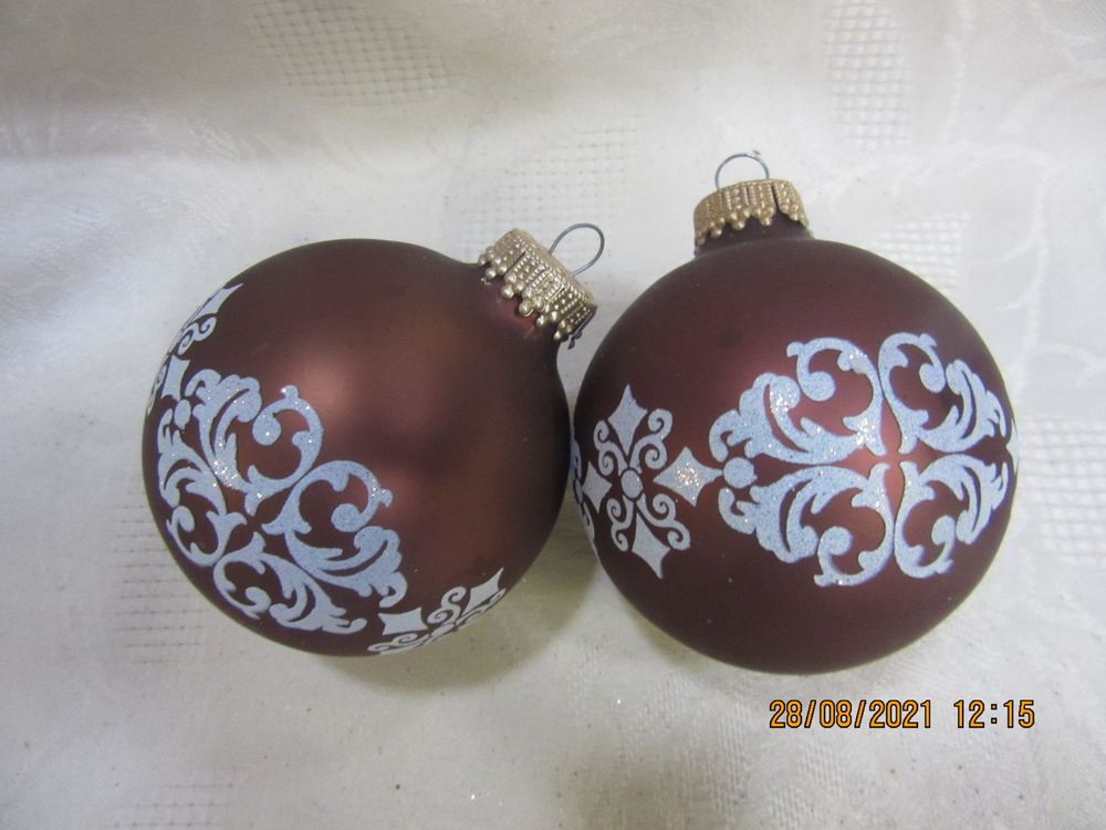 WEIHNACHTSKUGELN BRAUN Kaufen auf Ricardo