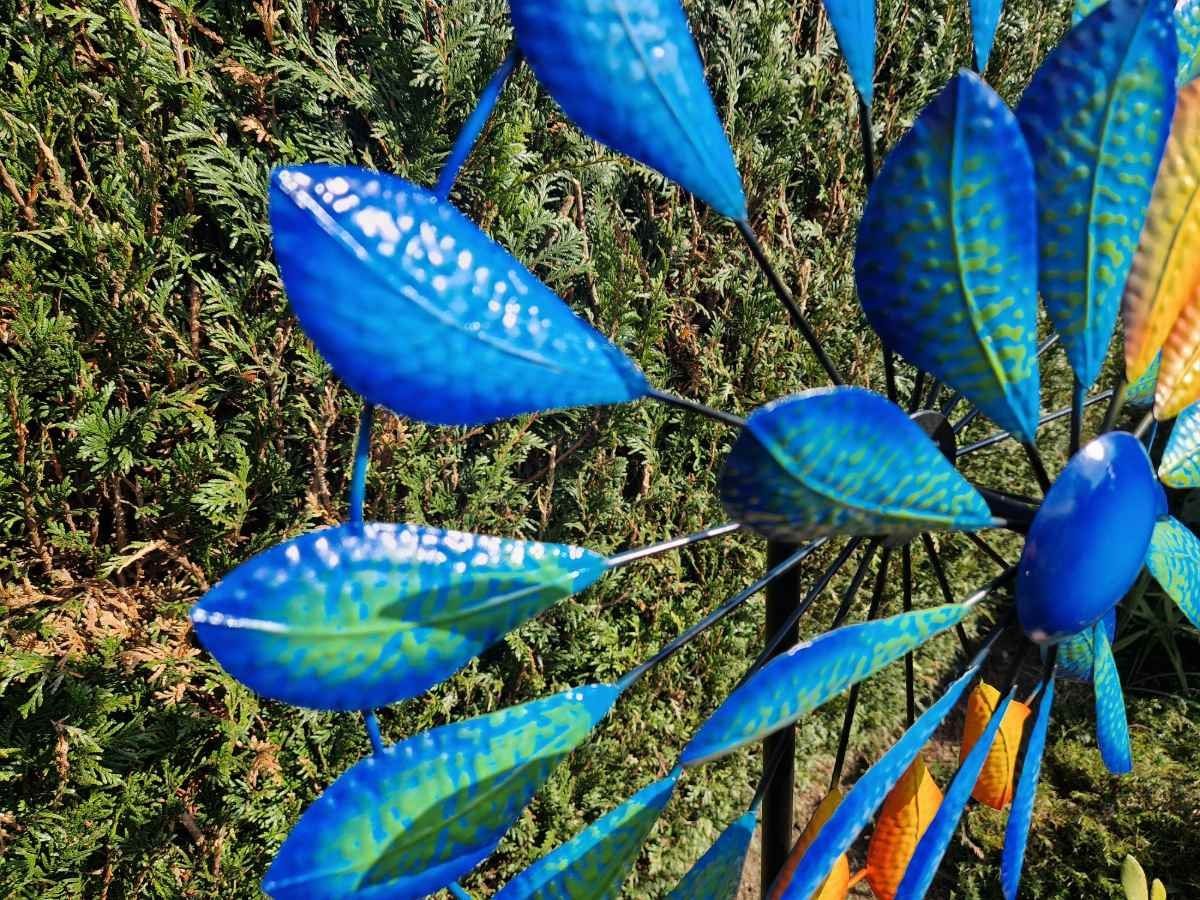 Toutes les décorations: Windrad gelb-blau 160cm – Neuf avec emballage d'origine à Matzendorf par Gartendeko-Shop 3