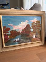 Thrifted Ghost Painting - Geister im Boot Halloweendeko