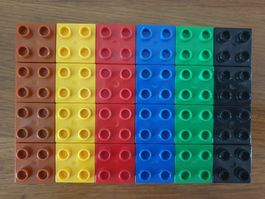 Lego Duplo (35) 24 Bausteine 2x2 Noppen