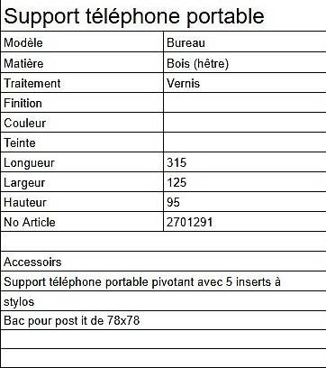 Autres décorations & accessoires: Support pour téléphone portable – Neuf (Voir description) à Fully par puma444 4