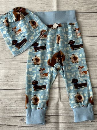 Pets Hunde Pumphose Mitwachshose  mit Käppli Gr. 80/86 Neu