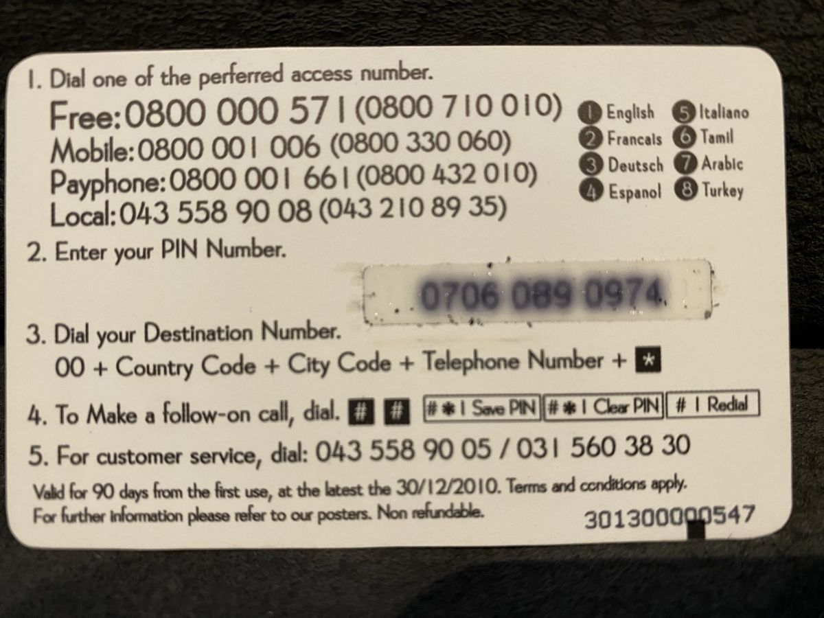 Telefon- & Taxkarten: Carte – Gebraucht aus Lausanne von babacard10 1