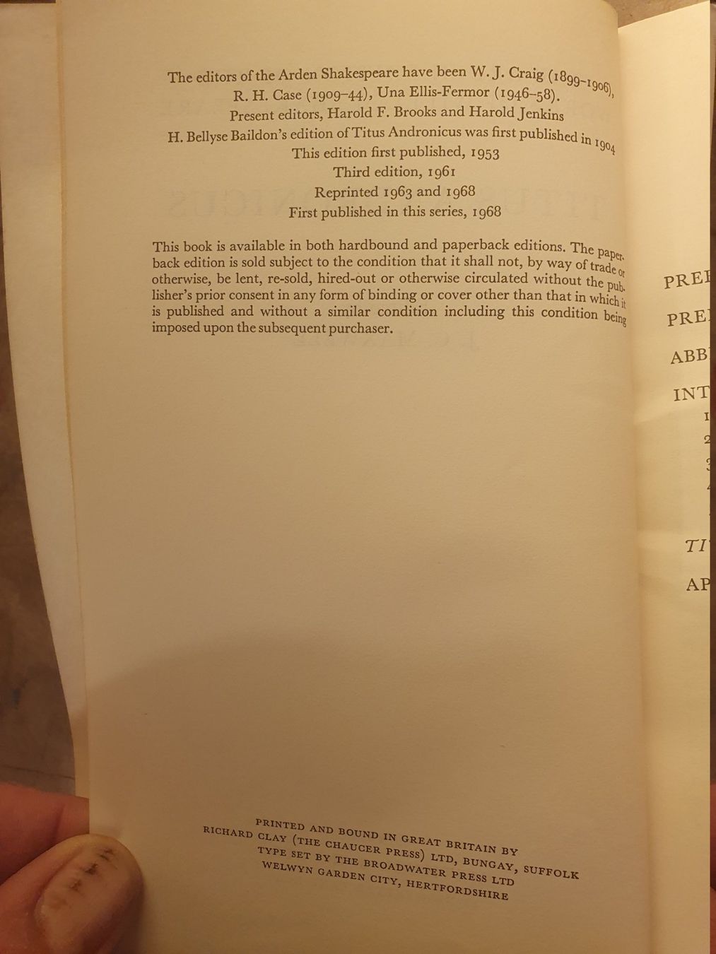 Libri: Titus Andronicus - William shakespere – Usato da Zürich venduto da loosebone 3
