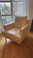 Weißer Leder Sessel von Artanova