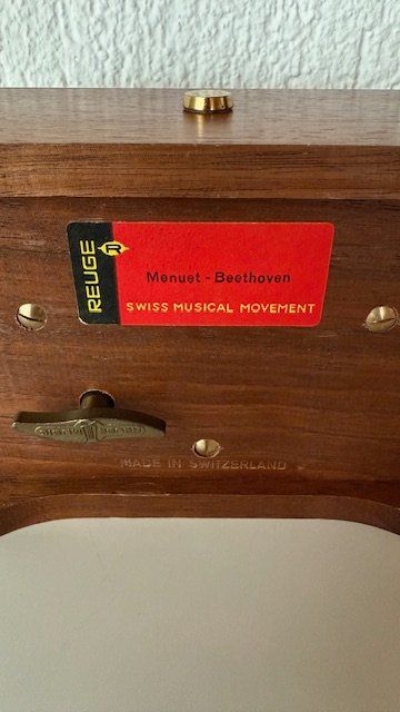 Reuge Carillon: Musikdose Reuge, Menuet Beethoven – Usato da Kriens venduto da Andia63 2