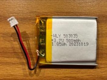 Batterie: Lithium Polymer Akku 3,7V 500mAh 1.85Wh – Nuovo (secondo la descrizione) da Rüschlikon venduto da nil_r6l2