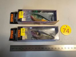 Rapala Glass Shad Rap 7cm 2er Set Neu OVP Zander Hecht