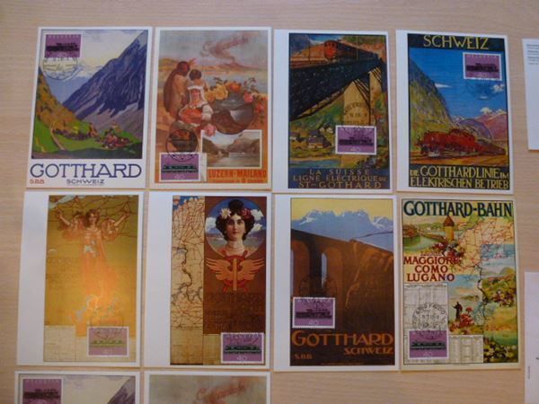 Alle Briefmarken: Lot 1982 ++ Varianten Gotthard Schweiz – Gebraucht aus Walkringen von Casablanca777 1