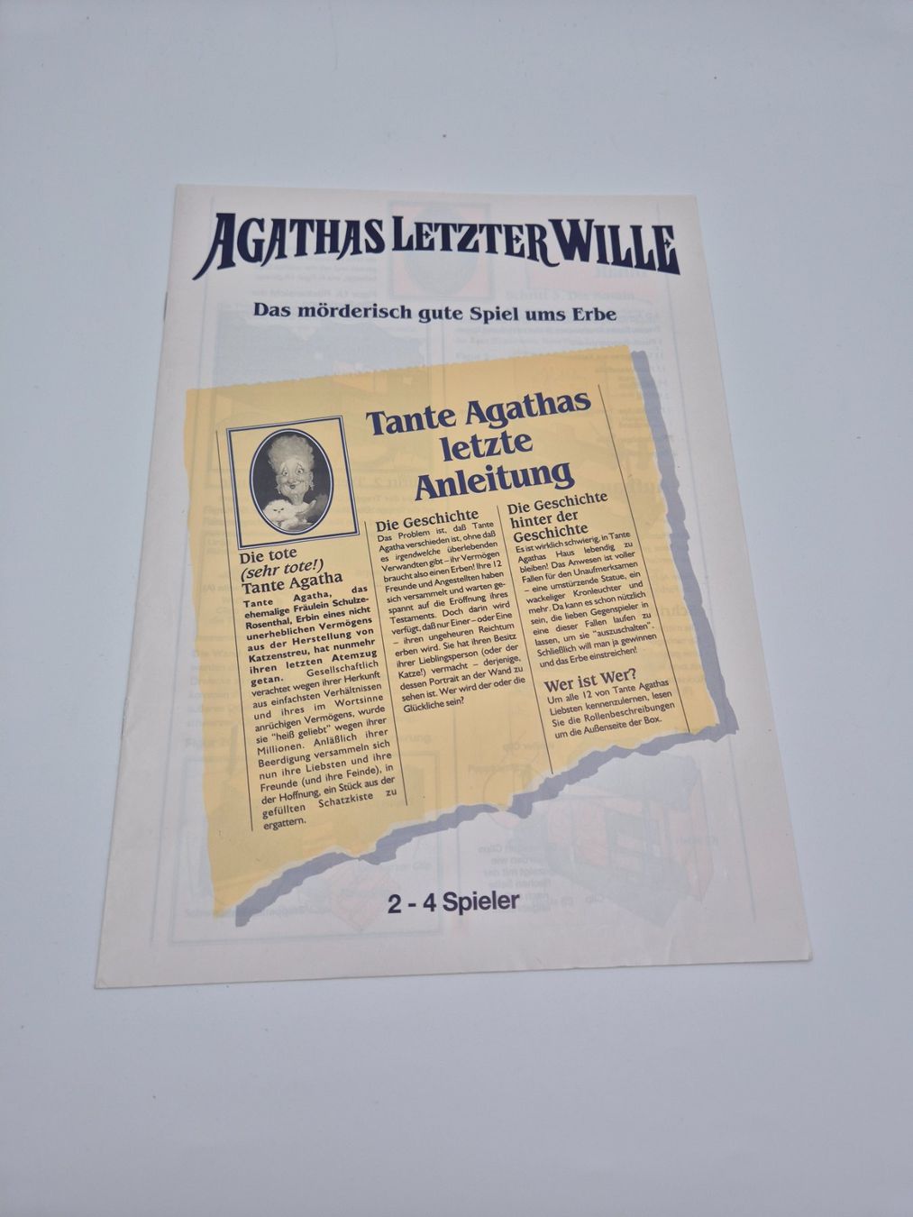 Giochi: Agathas Letzter Wille, MB Spiele – Usato da Ettiswil venduto da beekeper13 3