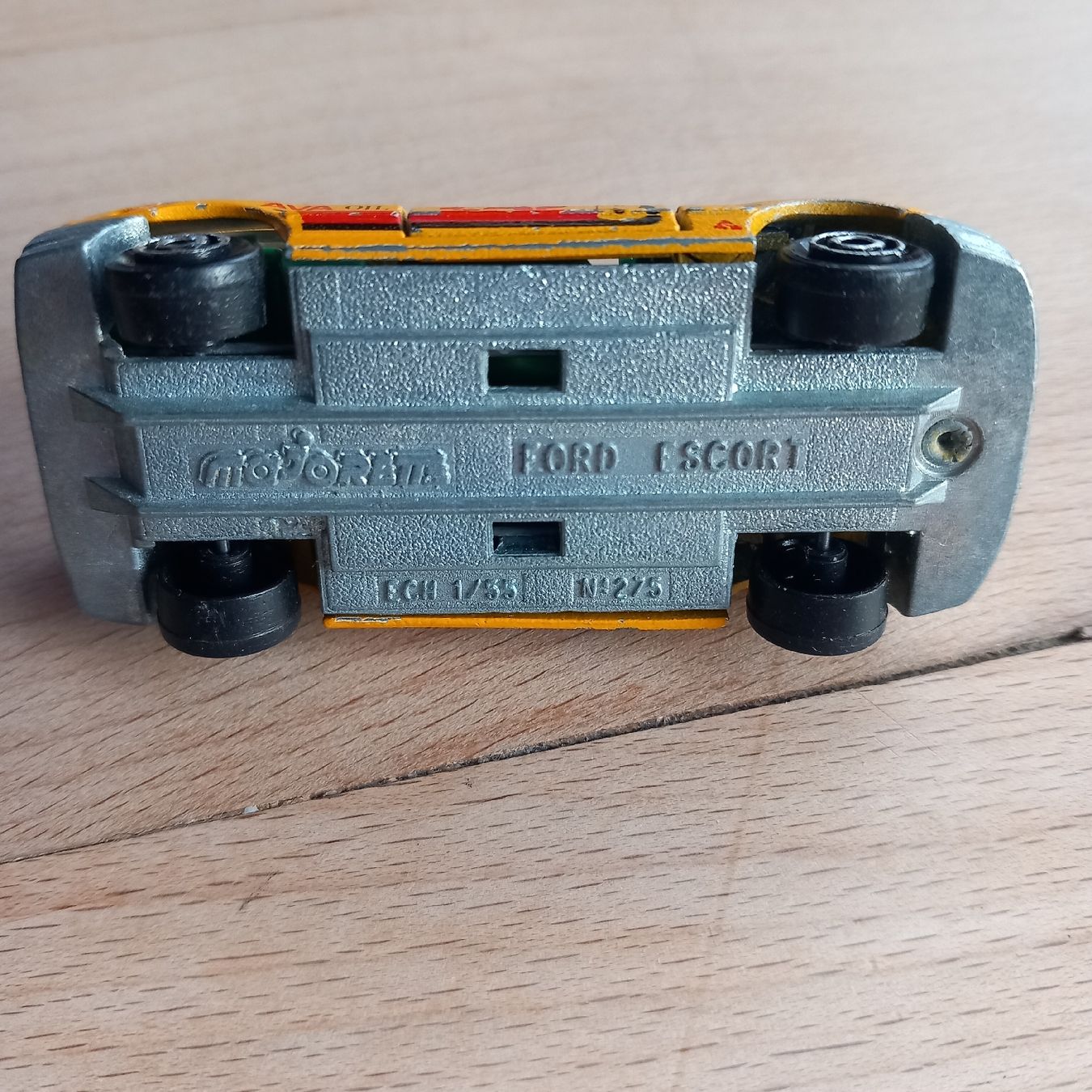 Ford Modellini d'auto: MajoFord Escort, gelb, 1/55, – Usato da Ebnat-Kappel venduto da blazzi 3