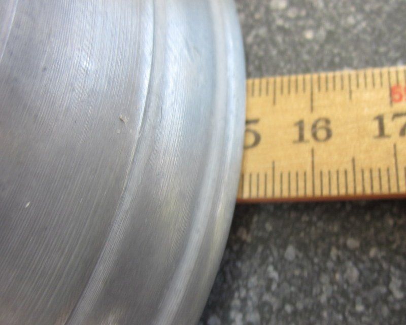 Caraffe: Alter Zinnkrug mit Deckel, gepunzt – Usato da Bischofszell venduto da raika 9