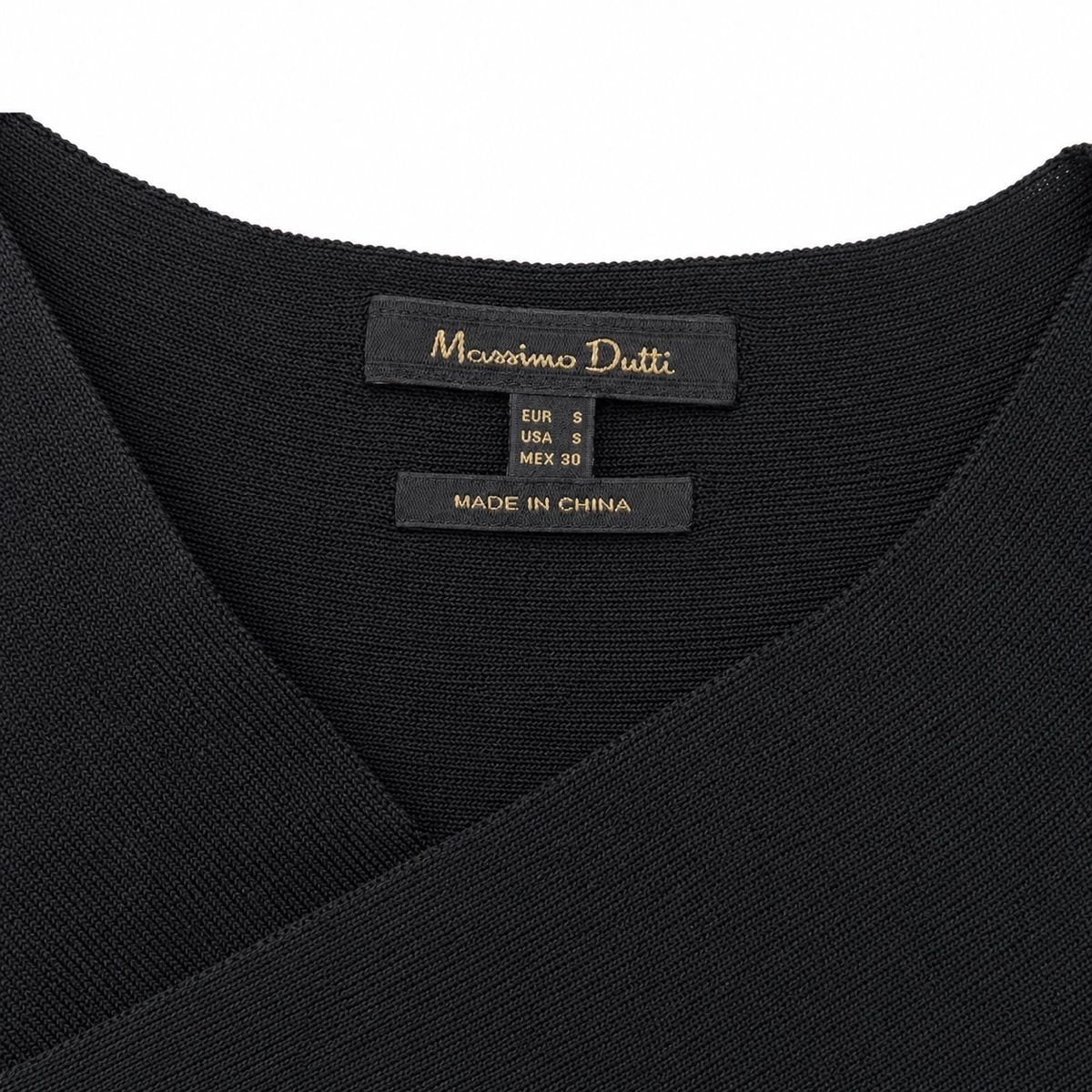 Massimo Dutti Vestiti: Massimo Dutti Schwarzes Kleid – Nuovo (secondo la descrizione) da Aarberg venduto da LovelyThings_ 2