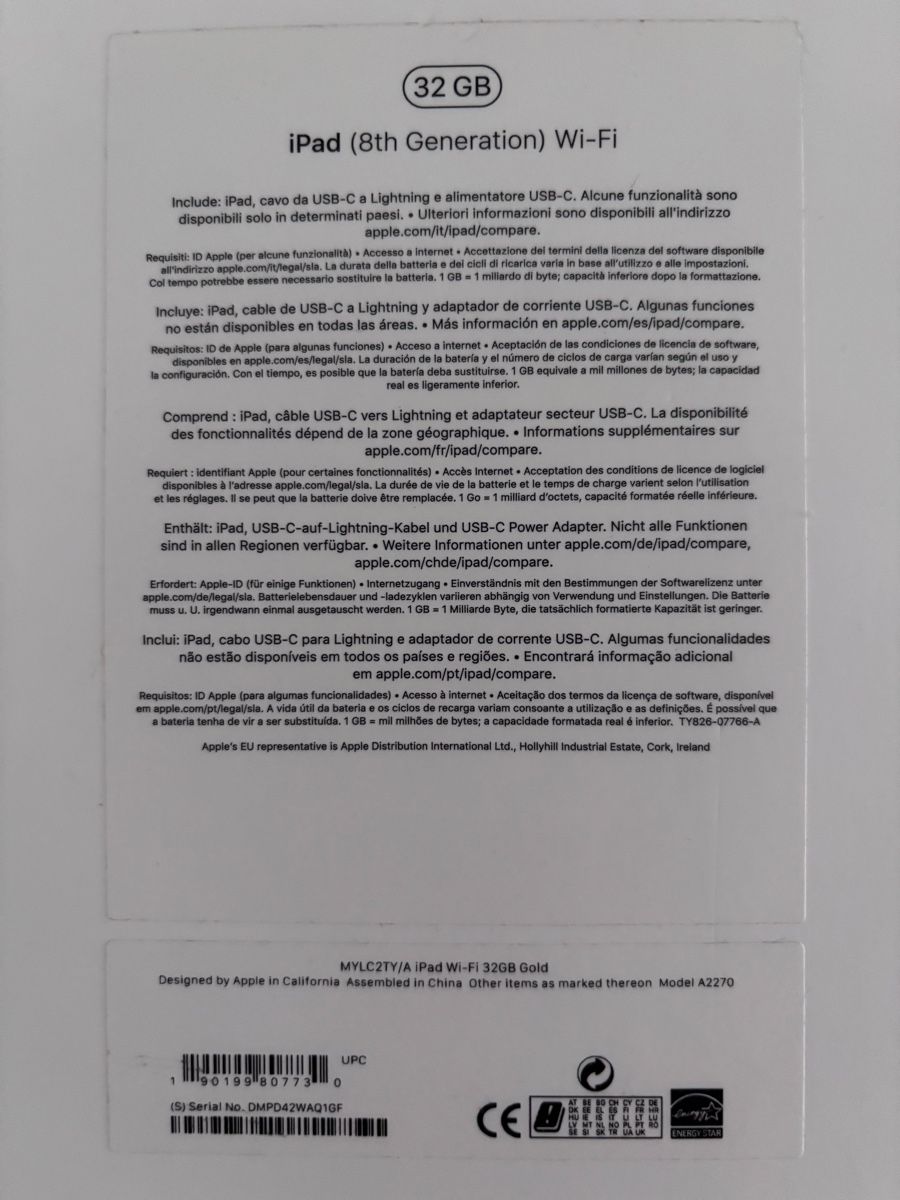 Apple Tablet PC: iPad 8. Generation 32GB – Nuovo (secondo la descrizione) da Täsch venduto da Dmoosi 3