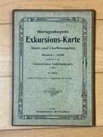 OBER TOGGENBURGER EXKURSIONS-KARTE Säntis Churfirsten 1906