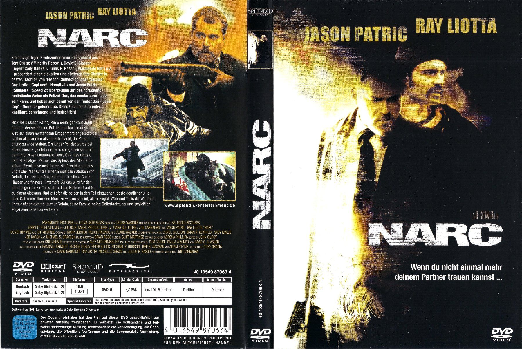 Tous les DVDs: Narc – D'occasion à Zürich par Cineasten