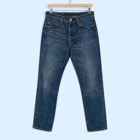 Original Levi's 501 Jeans – Klassisches Blau – Gr. W33 L30