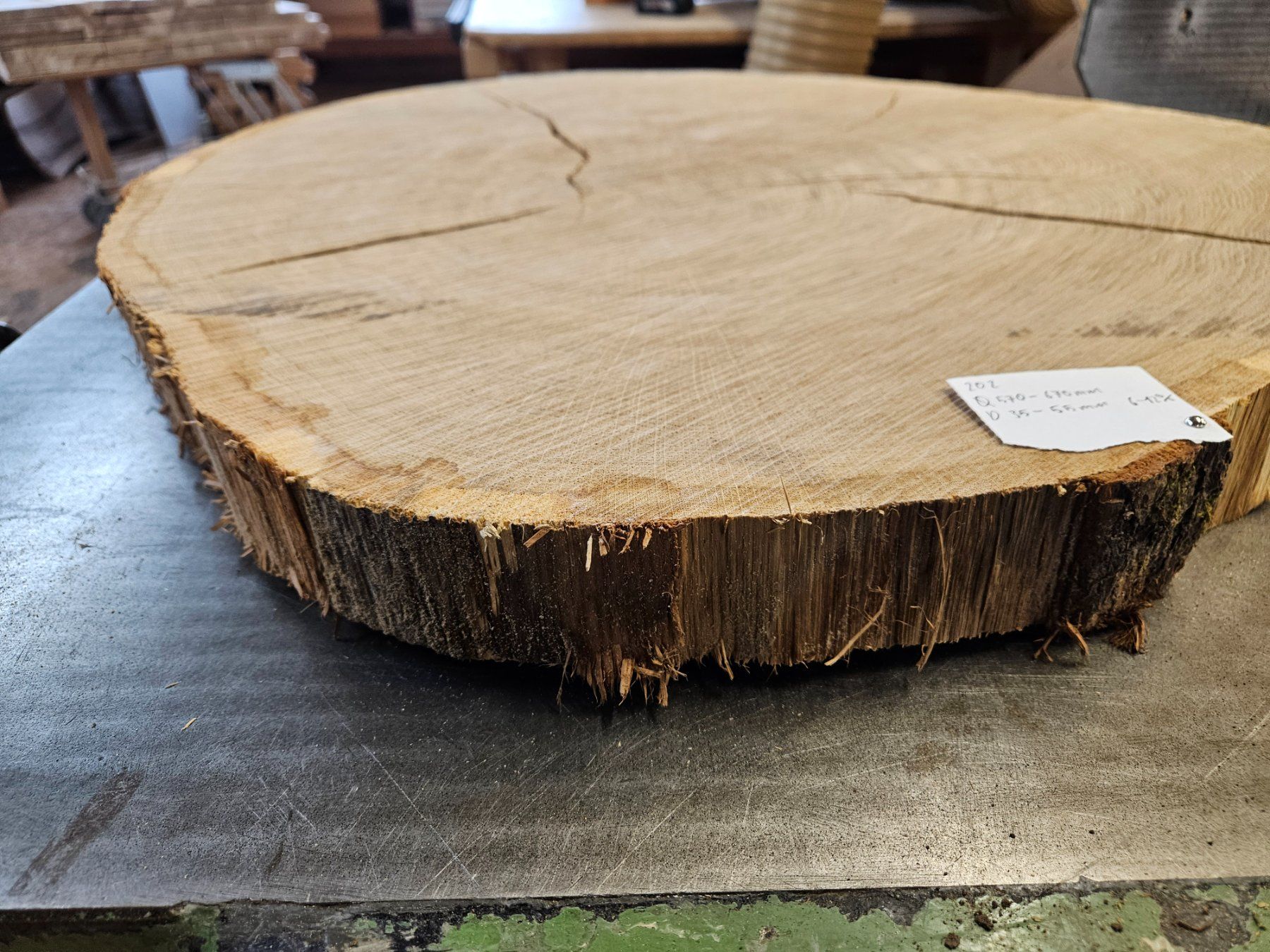Holzartikel: Eichen Holz Baumscheibe – Neu (gemäss Beschreibung) aus Schangnau von egli6.2 1