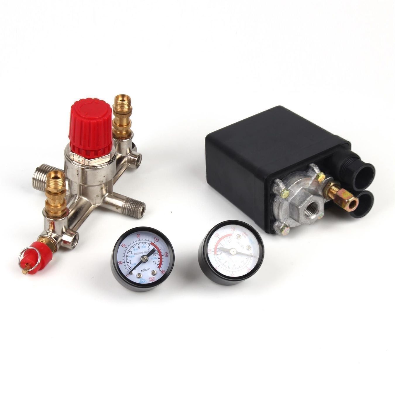 Compressori: Druckregler + Druckschalter Set – Nuovo (secondo la descrizione) da Thun venduto da coverall