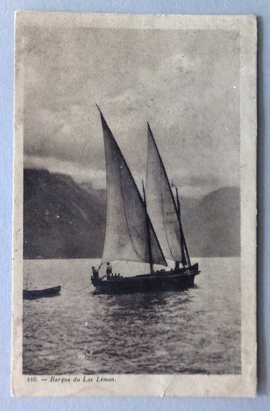 Cartes postales: Barque du Lac Léman – D'occasion à Fétigny par Billy2miny