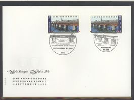2008, FDC, Gemeinschaftsausgabe Deutschland/Schweiz