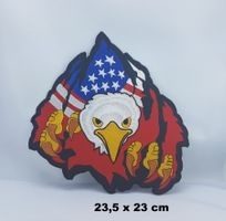 ADLER / USA  - XXL Aufnäher - Aufbügler - Neu - 23,5x23cm