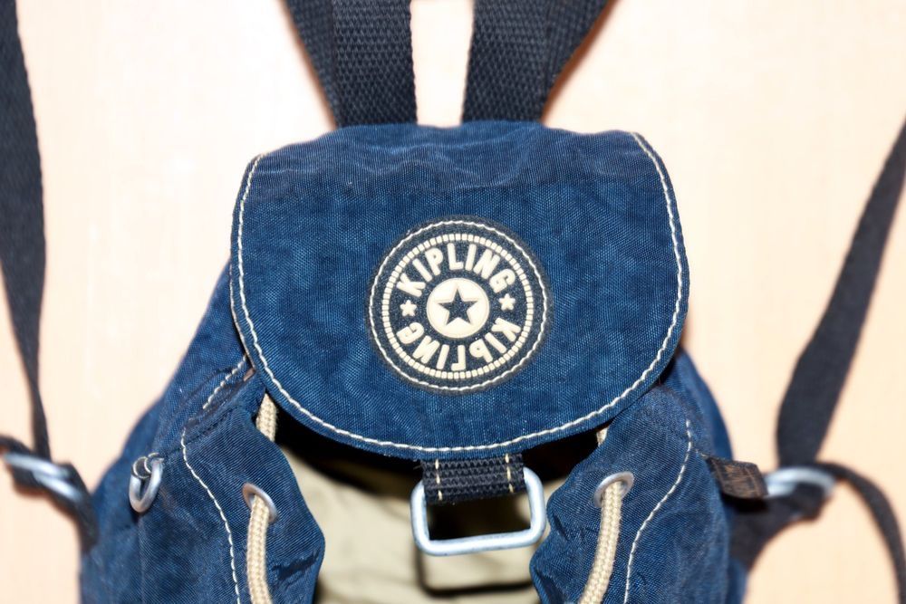 Kipling Zaini: Très sympa petit sac à dos marine KIPLING – Usato da Genève venduto da Mazelyne 8