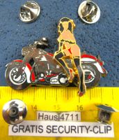 HD DOPPEL2NÄGEL-PIN HARLEY-DAVIDSON SEXY-GIRL DOPPEL-PIN ENA
