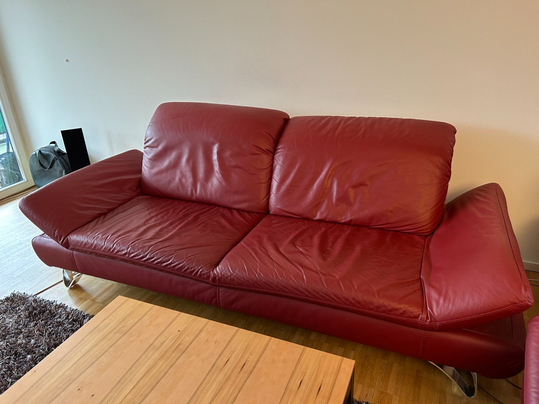 Divani: Leder Sofa Bordaux – Usato da Binningen venduto da Rose_Basel