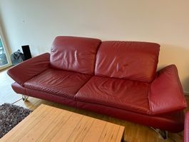 Leder Sofa Bordaux