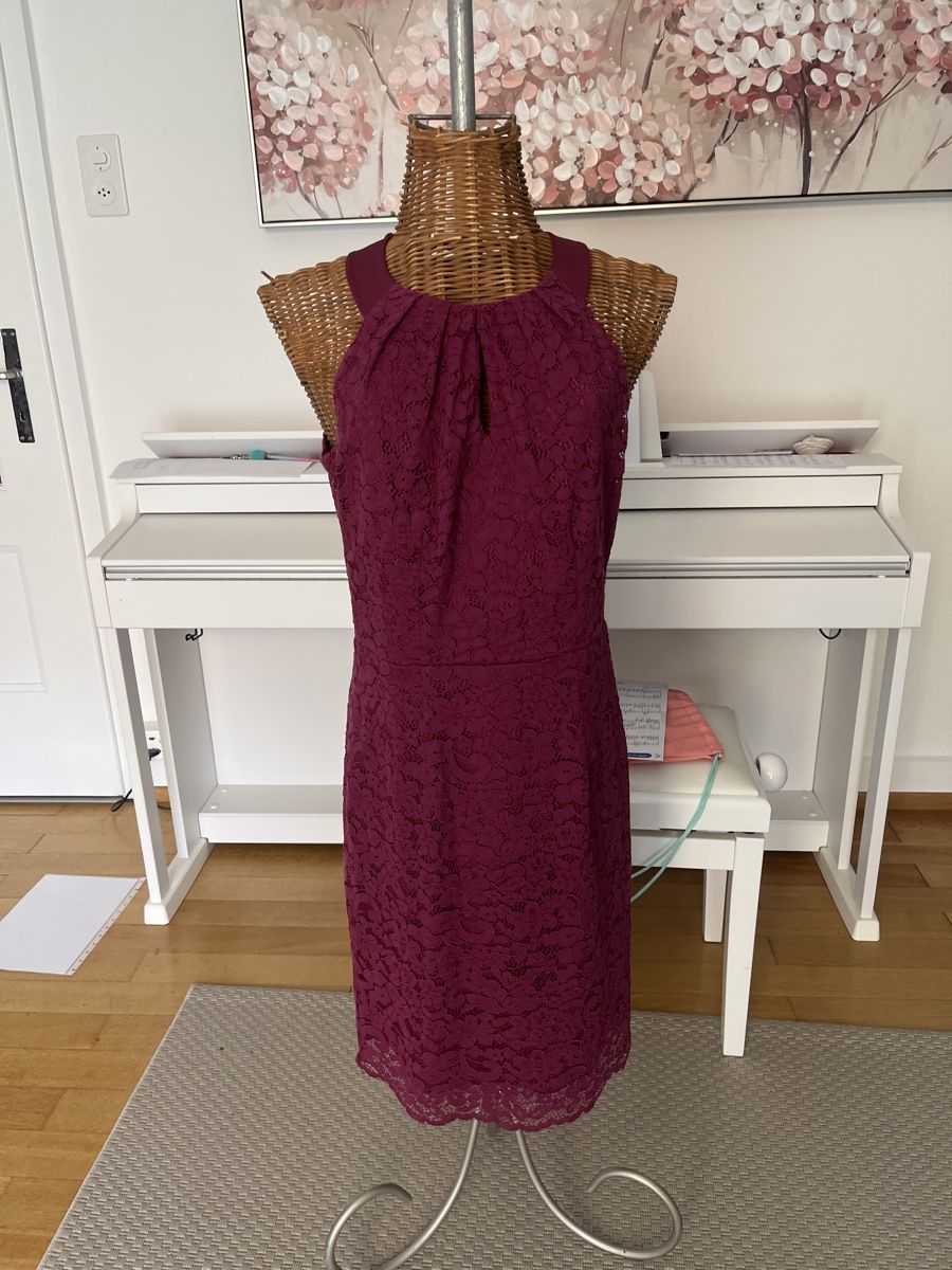 Esprit Vestiti: Spitzenkleid, lila,  Esprit, 34 – Usato da Solothurn venduto da Bobesch08