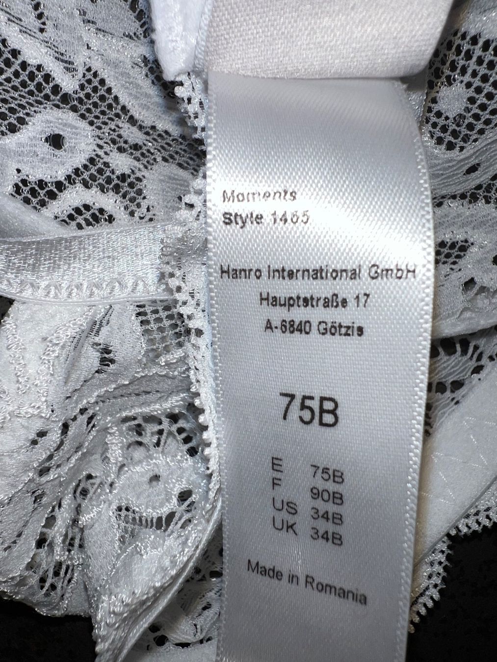 Hanro Altra biancheria intima: BH HANRO 75b neu – Nuovo (secondo la descrizione) da Dornach venduto da samuti 1