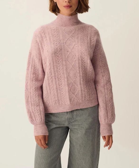 Des Petits Hauts Pullover & Sweatshirts: Des Petits Hauts Dino Alpaka-Pullover rosa – Gebraucht aus Zürich von fra_f68d