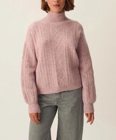 Des Petits Hauts Dino Alpaka-Pullover rosa