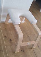 Original FeetUp Trainer – Yoga Kopfstandhocker aus Holz (wei