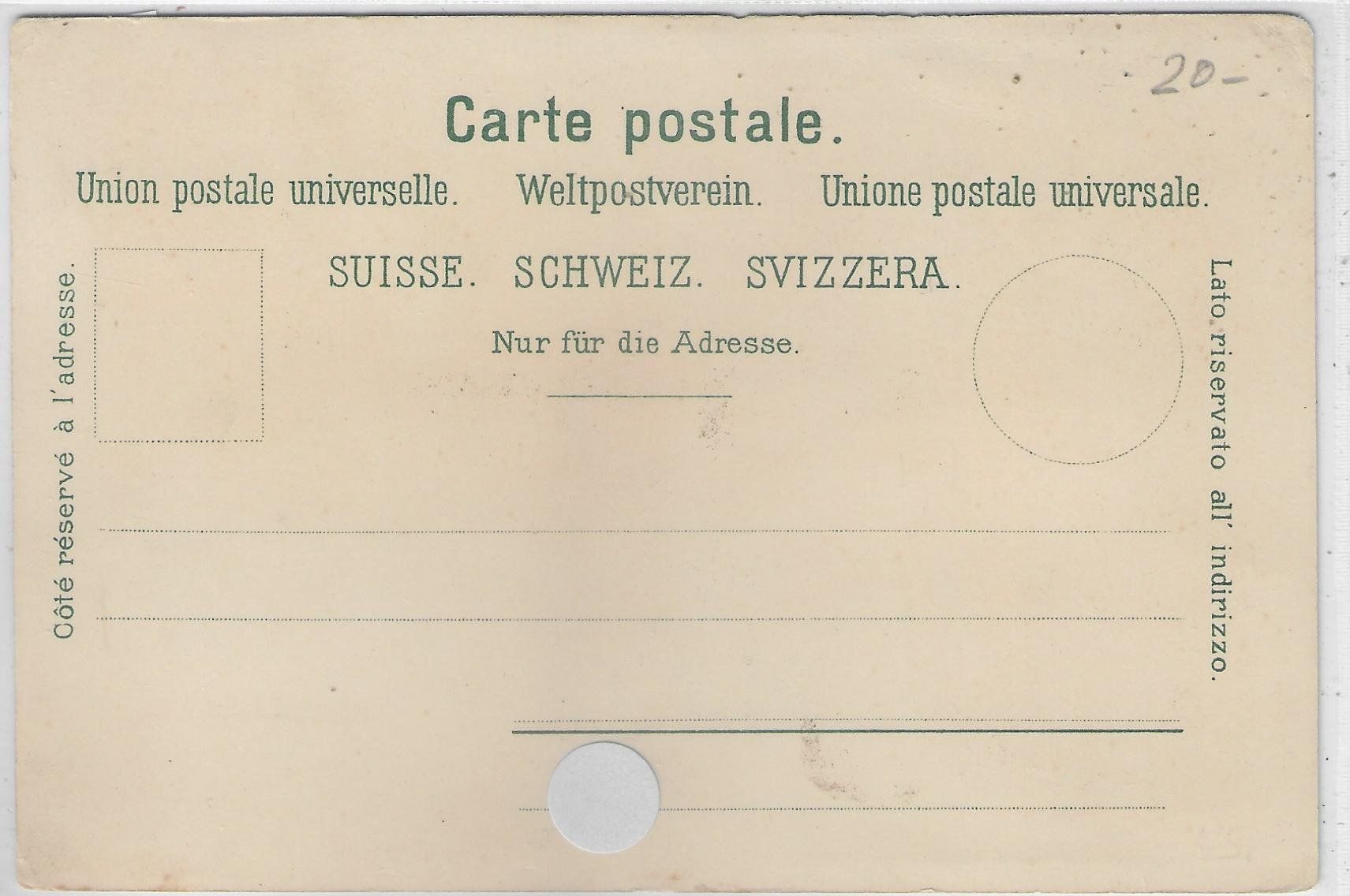 Cartoline postali: Souvenir de Vevey - Litho – Usato da Ettingen venduto da Kartenplanet 1