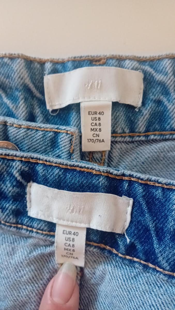 H&M Jeans: 2x Jeans Shorts H&M Gr. 40 – Usato da Salez venduto da Robe12 1