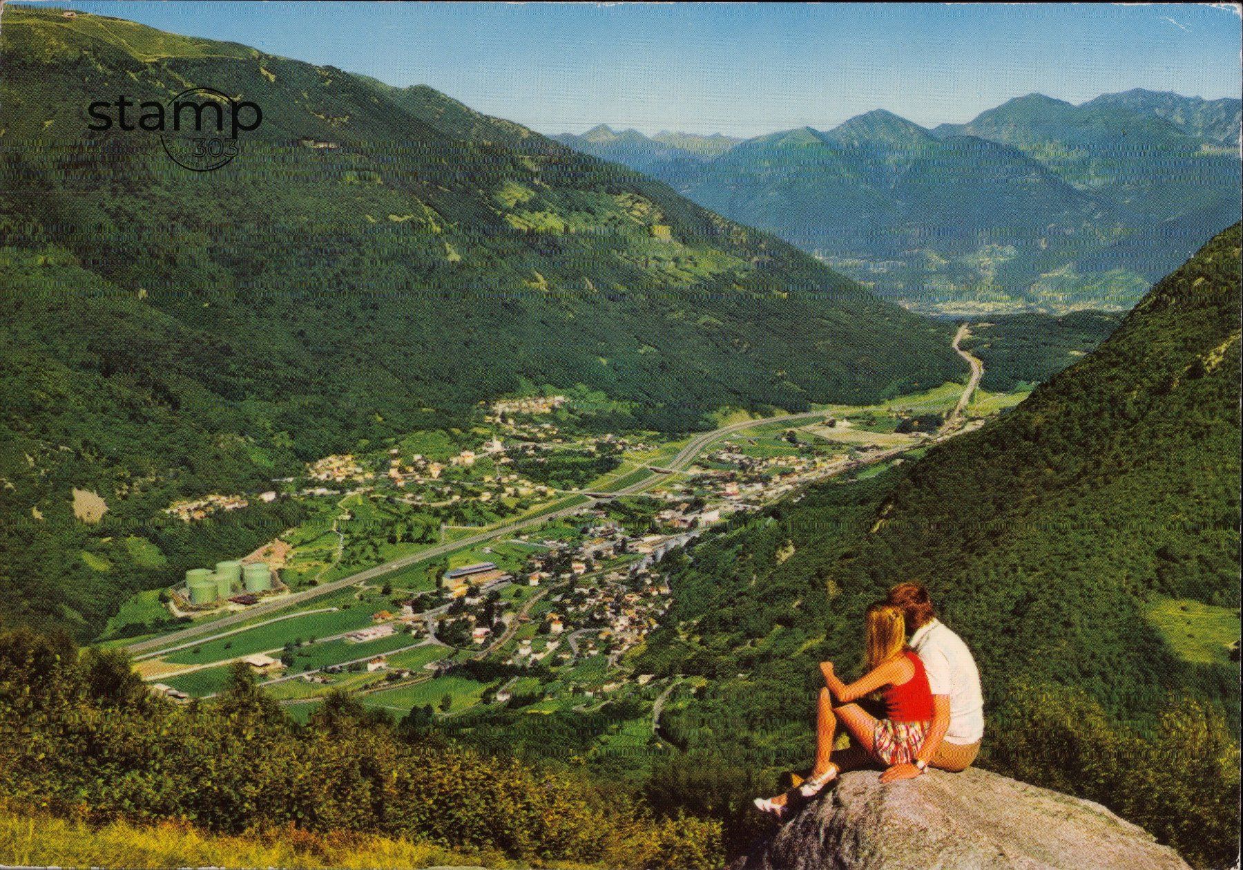 Cartoline postali: 1987 AK Bironico-Rivera (Monte Ceneri) – Usato da Eggersriet venduto da stamp303