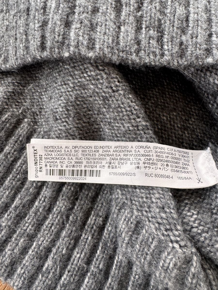 Zara Maglioni & Felpe: Zara Strickpullover in grau Gr.S – Usato da Altendorf venduto da PiaLang 4