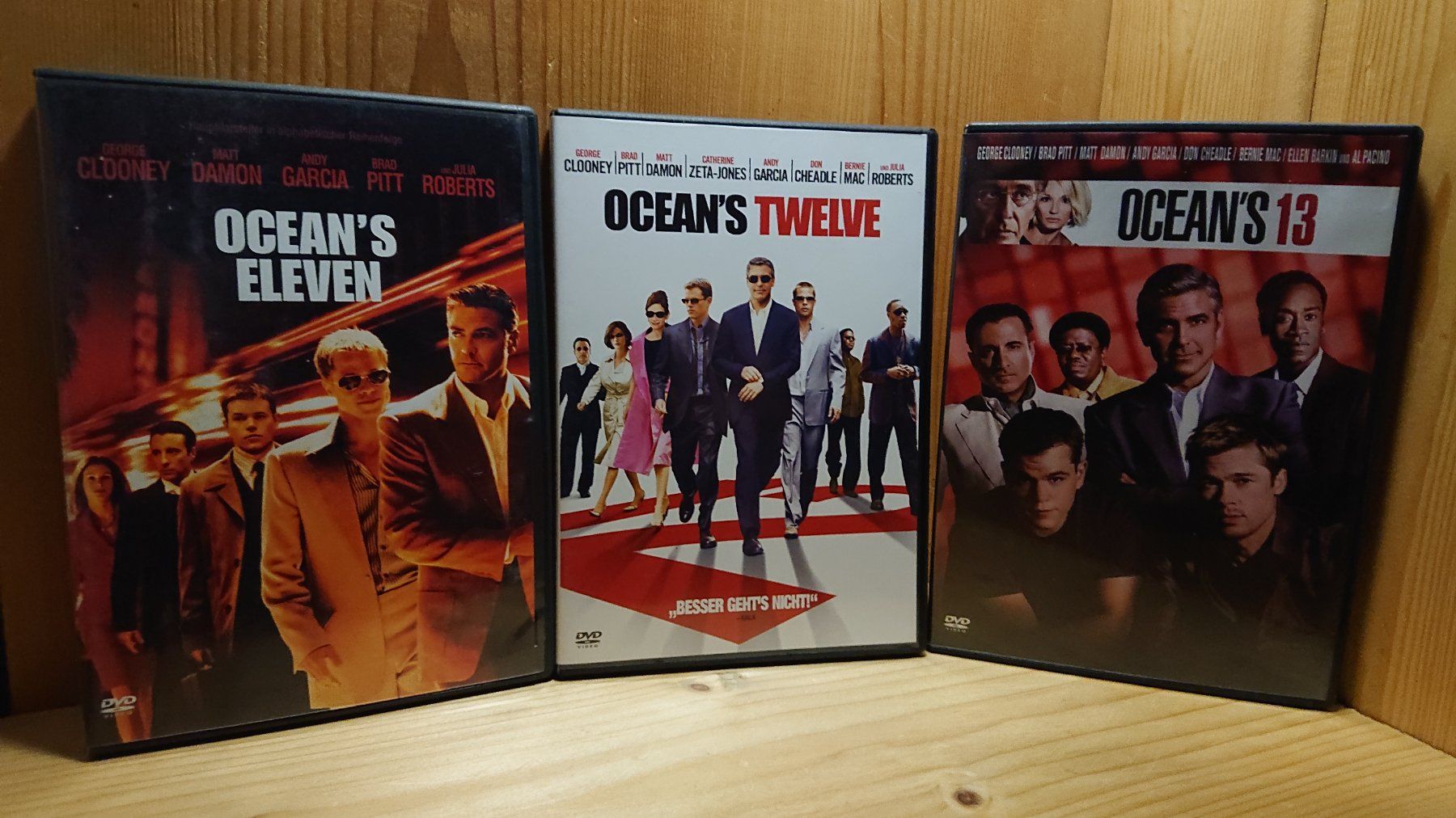 Tutti i DVDs: OCEAN'S 11, 12 und 13 auf DVD – Usato da Wilderswil venduto da Exebub