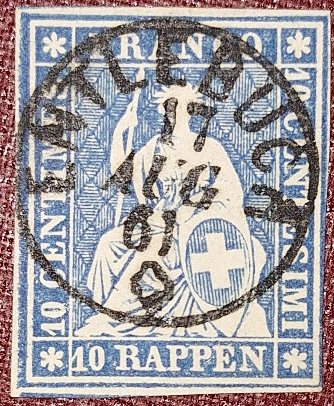 Tutti i francobolli: Strubel 23G Entlebuch  – Usato da Balgach venduto da SIMEON27