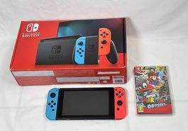 Nintendo Switch Console + Mario Odyssey + Accessori