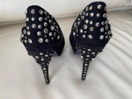 Extravaganter must have CUBE Pumps, schwarz, Gr. 37