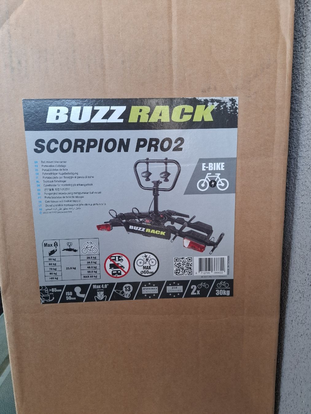 Attelages de remorque: Porte-vélos Buzzrack Scorpion Pro2 – Neuf avec emballage d'origine à Aïre par Bruno.ds 4