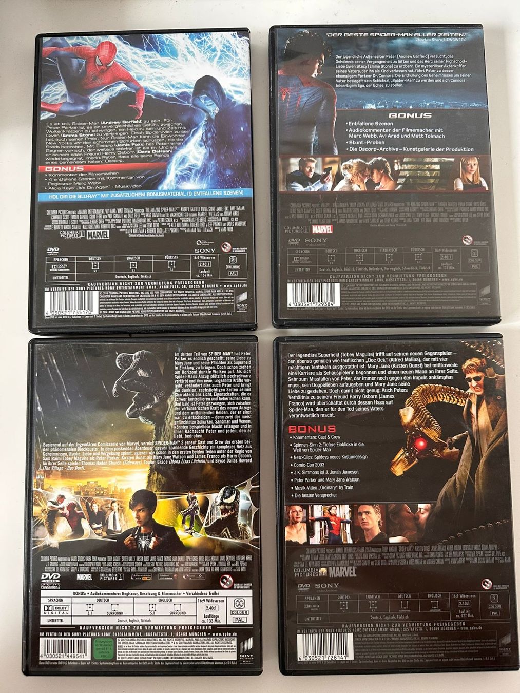 Tutti i DVDs: Spiderman, 5 DVDs – Usato da Herznach venduto da SusanneB0102 2
