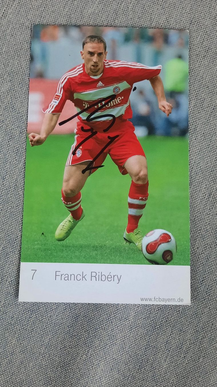 Autographes: Autogrammkarte Franck Ribery – D'occasion à Schmerikon par Olympia04