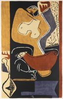 Le Corbusier Farblithographie + ZERTIFIKAT + RAHMEN