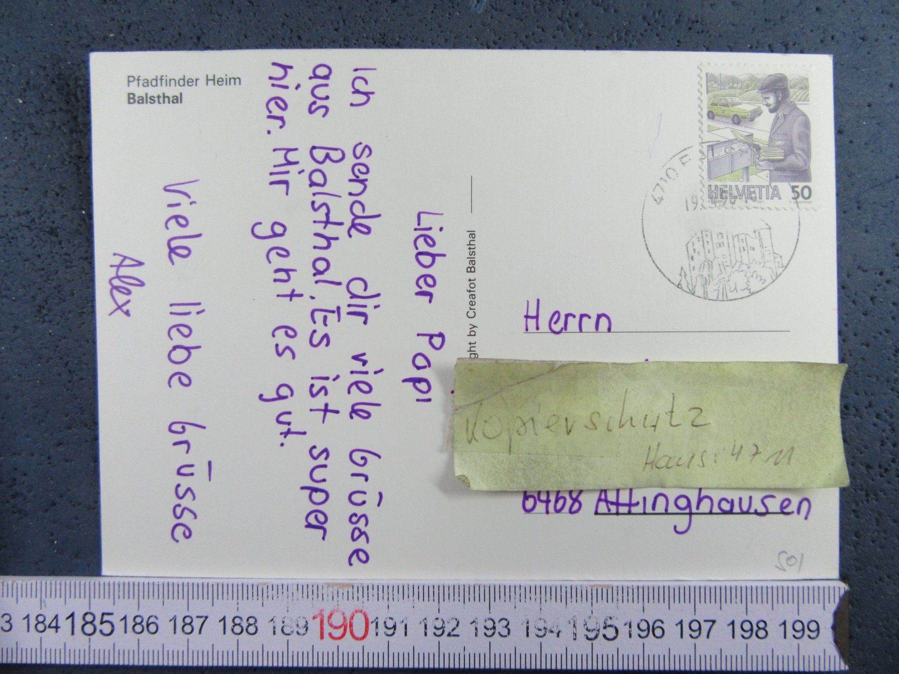 Cartoline postali: PFADFINDER HEIM BALSTHAL SO AK – Usato da Ettingen venduto da Hausi4711 1