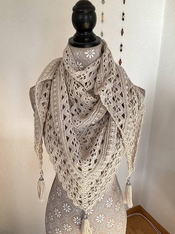 Foulards, Tücher & Schals: Dreieckstuch Isaia – Neu (gemäss Beschreibung) aus Neuhausen von Mandala65