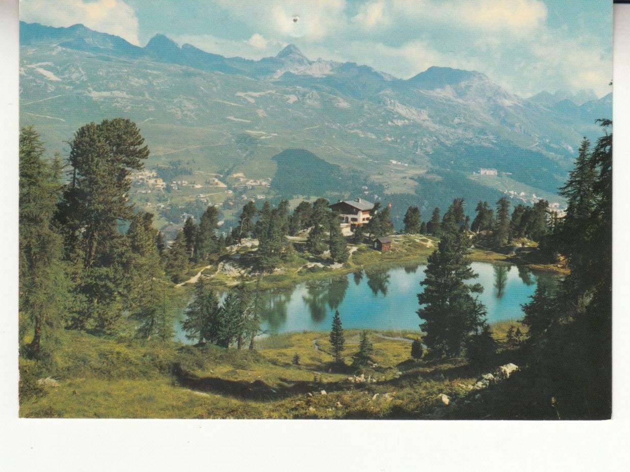Cartes postales: St. Moritz Hahnensee 1988 – D'occasion à Bürglen TG par StampGraf